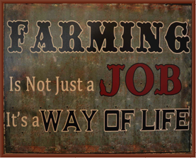 Farming Sign